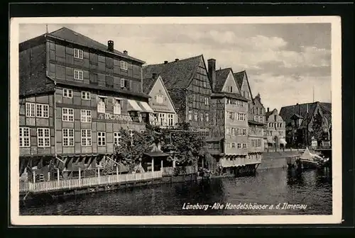 AK Lüneburg, Alte Handelshäuser an der Ilmenau
