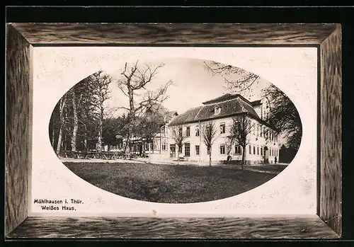 AK Mühlhausen / Thür., Gasthaus Weisses Haus