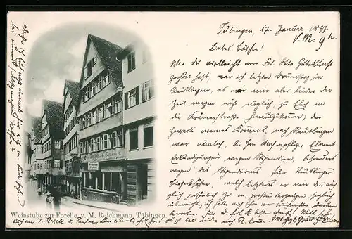 AK Tübingen, Gasthaus zur Forelle