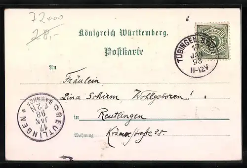 AK Tübingen, Gasthaus zur Forelle