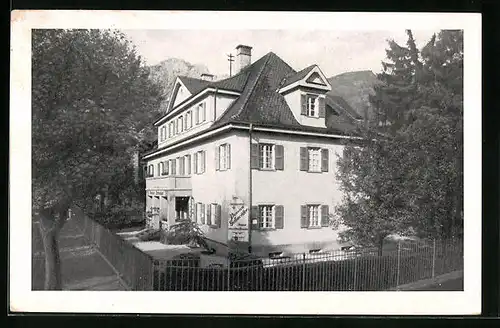 AK Bad Reichenhall, Hotel Schneider in der Luitpoldstrasse 6a