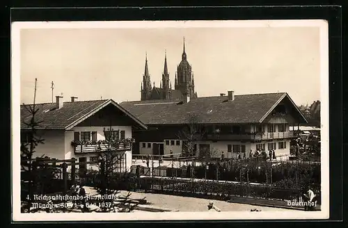 AK München, 4. Reichsnährstands-Ausstellung 1937, Bauernhof