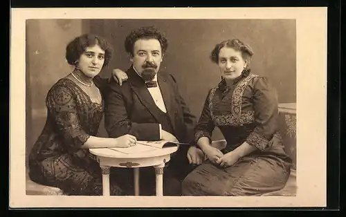 AK Hans Eschelbach mit seiner Familie