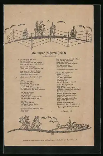 AK An unsere früheren Feinde, Kriegsgefangene