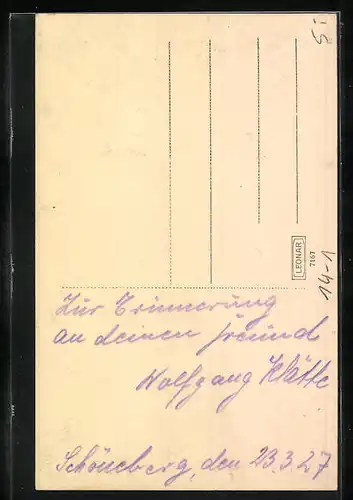 AK Junger Mann auf seinem Fahrrad