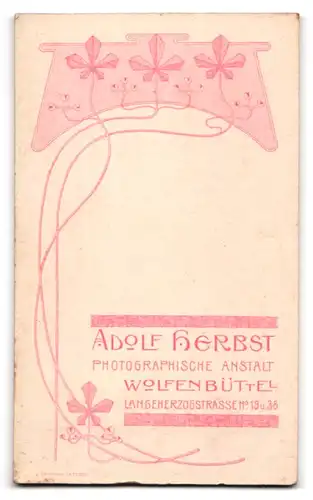 Fotografie Adolf Herbst, Wolfenbüttel, Langeherzogstr. 38, Portrait junger Mann mit Krawatte im Jackett