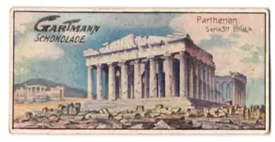 Sammelbild Gartmann Schokolade, Serie 511, Bild 4, Athener Bauwerke, Parthenon
