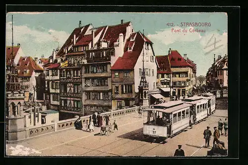 AK Strasbourg, Pont du Corbeau et Tramway