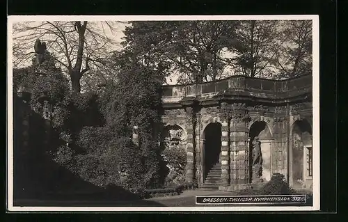 AK Dresden, Zwinger, Nymphenbad