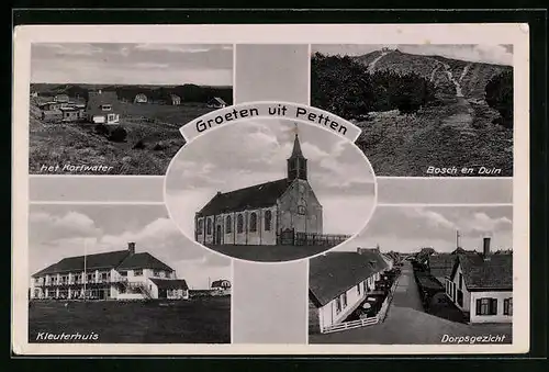 AK Petten, Korfwater, Bosch en Duin, Kleuterhuis, Kerk