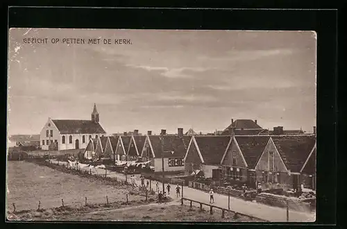 AK Petten, Panorama met Kerk