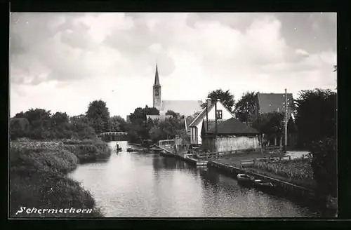 AK Schermerhorn, Kanaalparti met Kerk