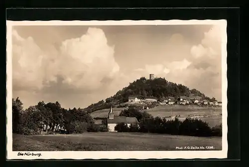 AK Adenau / Eifel, Panorama mit Nürburg