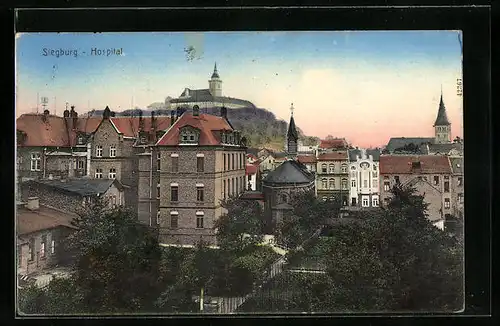 AK Siegburg, Teilansicht mit Hospital