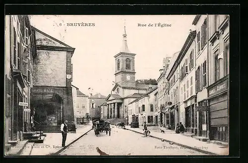 AK Bruyères, Rue de l'Église