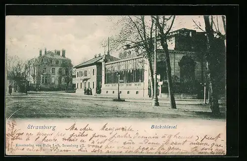 AK Strassburg, am Bäckehiesel