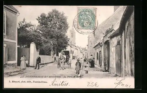 AK Donnemarie-en-Montois, la Porte de Melun