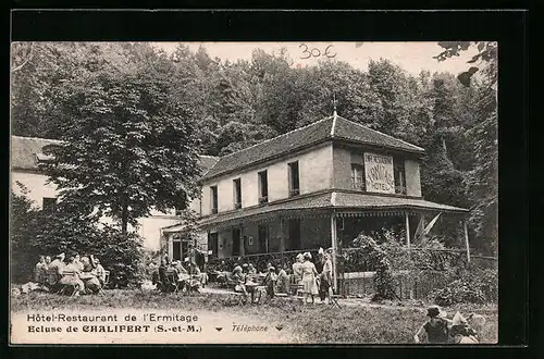 AK Chalifert, Hotel-Restaurant de l'Ermitage, Ecluse