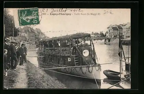 AK Lagny-Thorigny, Yacht fleuri, le Maggi II