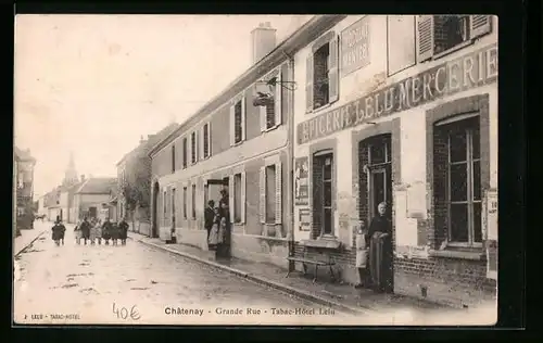 AK Chatenay, Grande Rue, Chocolat Menier, Epicerie Lelu