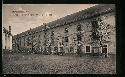 AK Neubreisach, Kaserne des Inf.-Regt. Nr. 172, III. Batl.
