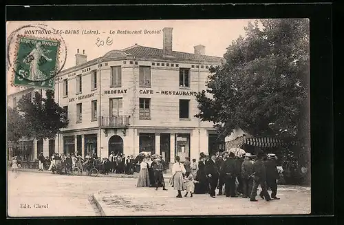 AK Montrond-les-Bains, Le Restaurant Brossat