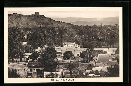 AK Guèliz, Camp aus der Vogelschau