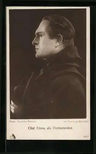 AK Schauspieler Olaf Fönss als Homunculus