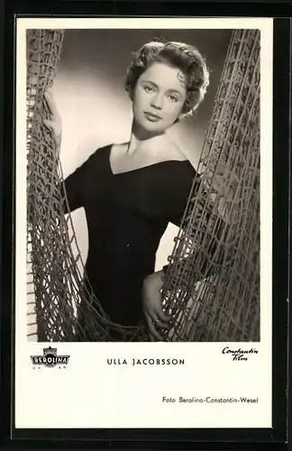 AK Schauspielerin Ulla Jacobsson in dem Film Die heilige Lüge