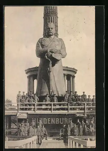 AK Der Eiserne Hindenburg von Berlin, Nagelung, Kriegshilfe