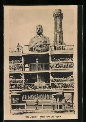 AK Der Eiserne Hindenburg von Berlin, Nagelung, Kriegshilfe