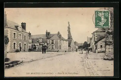 AK Les Montils, Place de la Croix-Rouge