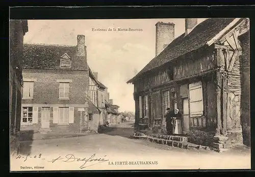 AK La Ferté-Beauharnais, Strassenpartie