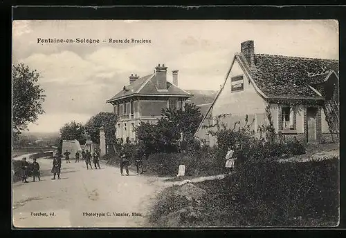 AK Fontaine-en-Sologne, Route de Bracieux