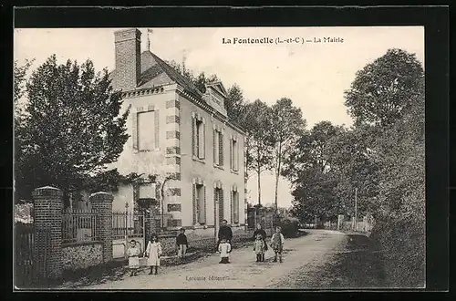 AK La Fontenelle, La Mairie
