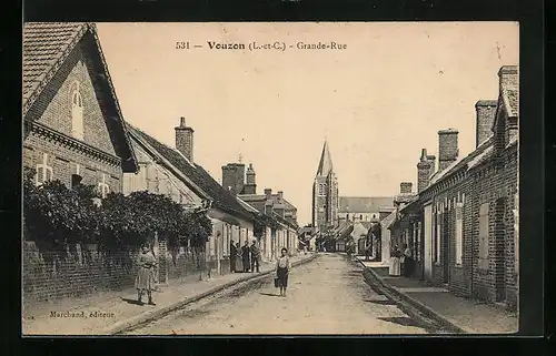 AK Vouzon, Grande-Rue