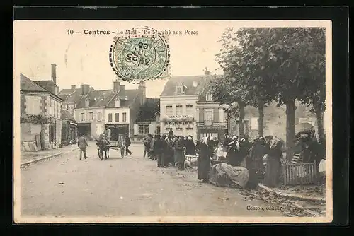 AK Contres, Le Mail - Le Marchè aux Porcs