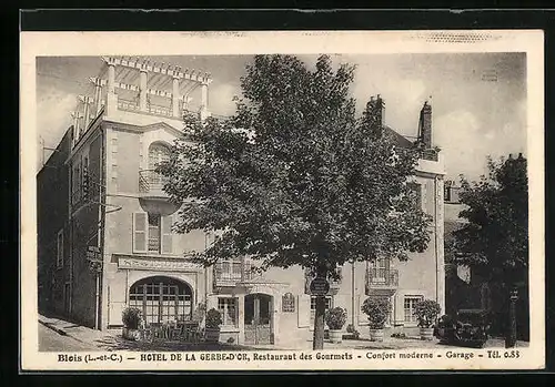 AK Blois, Hotel de la Gerbe-D`Or, Restaurant des Gourmets-Confort moderne-Garage