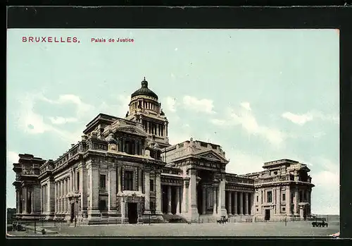 AK Brüssel / Bruxelles, Palais de Justice, facade