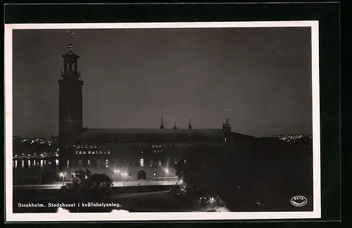 AK Stockholm, Stadshuset i Källsbelysning