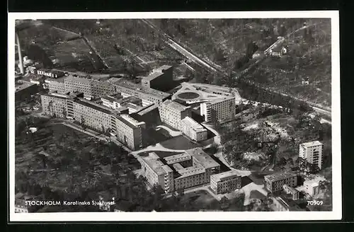 AK Stockholm, Karolinska Sjukhuset, Fliegeraufnahme