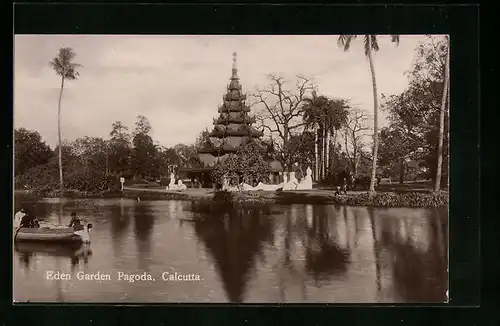 AK Calcutta, at the Eden Garden Pagoda