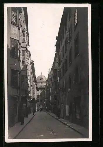 AK Innsbruck, Strasse in der Altstadt