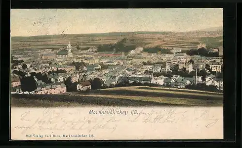 AK Markneukirchen i. Sa., Generalansicht der Stadt