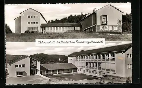 AK Nagold im Schwarzwald, vor der Lehranstalt des Deutschen Textileinzelhandels