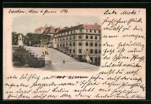 AK Dresden, Brühl'sche Terrasse