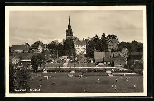 AK Heroldsberg, Teilansicht mit Schlossberg