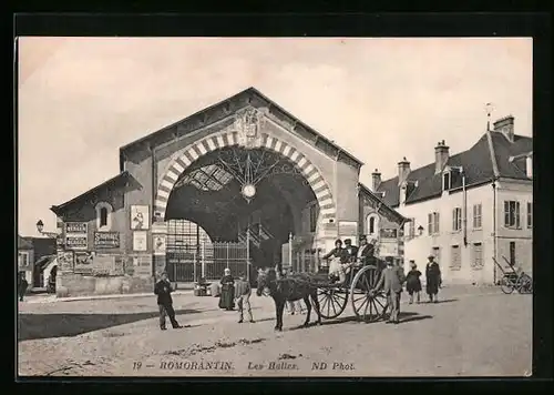 AK Romorantin, les Halles