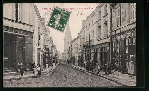 AK Preuilly-sur-Claise, Grande Rue