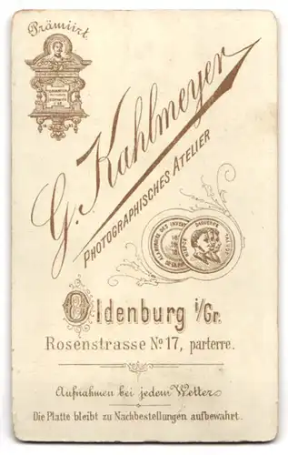 Fotografie Georg Kahlmeyer, Oldenburg, Rosenstrasse 17, Schicker junger Mann